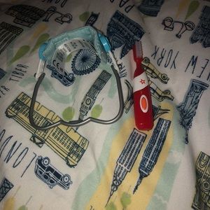 american girl doll headgear and toothbrush